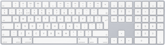 Apple Magic Keyboard med numerisk del Swe
