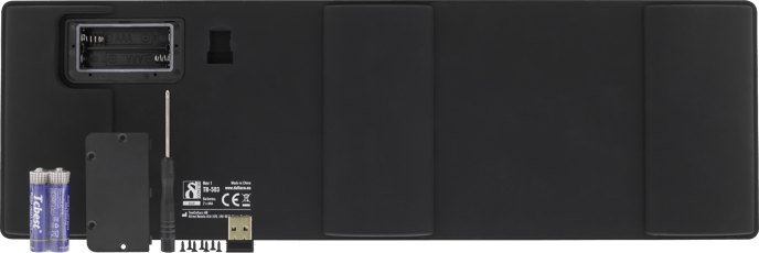 Deltaco trådlöst tangentbord i silikon IP65 med touchpad