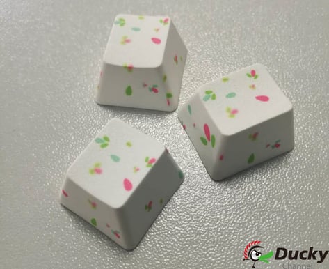 Ducky One Rainbow Cherry PBT Double-shot MX Red