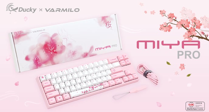 Ducky x Varmilo MIYA Pro Sakura MX Blue