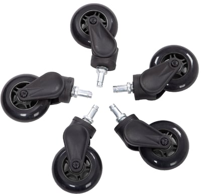 AKRacing Blade Hjul, 5st, Svart/Svart