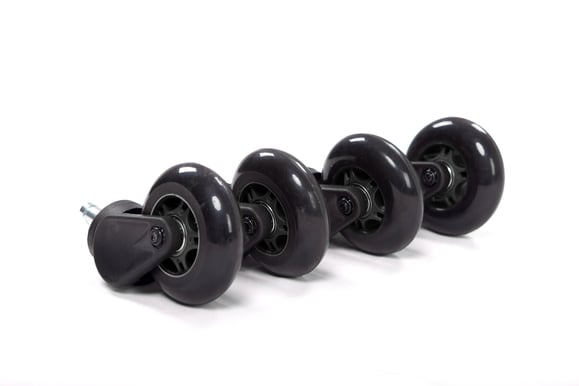 AKRacing Blade Hjul, 5st, Svart/Svart