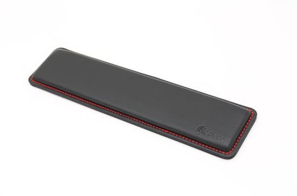 Ducky Leather Wrist Pad Röda stygn TKL