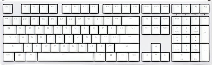 Ducky One 2 Backlit MX Blue PBT Double-shot White