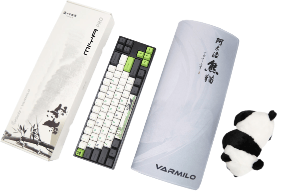 Ducky x Varmilo MIYA-Pro Panda Edition MX Blue