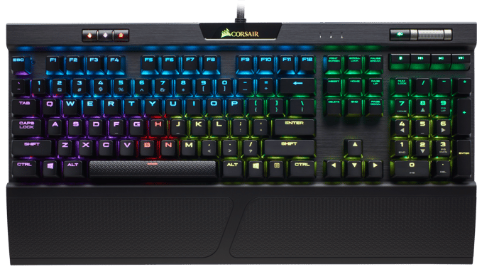 Corsair Gaming K70 MK.2 RGB MX Silent Red