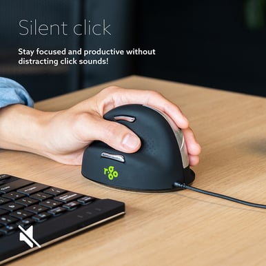 R-Go HE  Break Ergonomisk Mus M Vänster