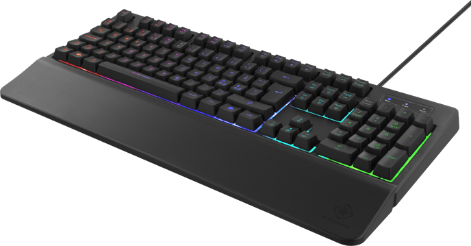 DELTACO Gaming Tangentbord Semi-mekaniskt RGB
