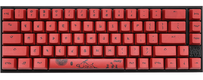 Ducky Year Of The Pig MX Black RBG Limited Edition