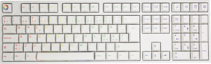 Varmilo VA109M Rainbow 2 RGB MX Silent Red