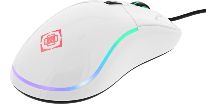 DELTACO Gaming Mus RGB 5000 Vit