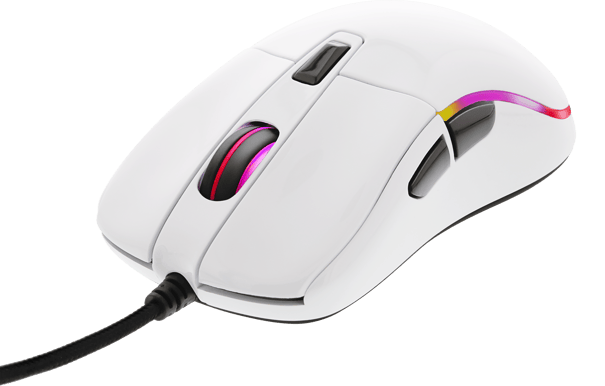 DELTACO Gaming Mus RGB 5000 Vit