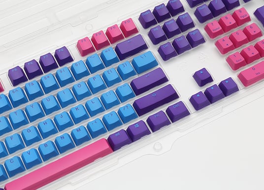 ducky keycaps set pbt double shot nordisk joker edition