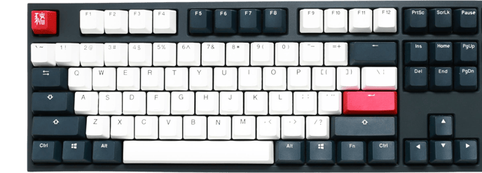 Ducky One 2 Tuxedo TKL MX Blue