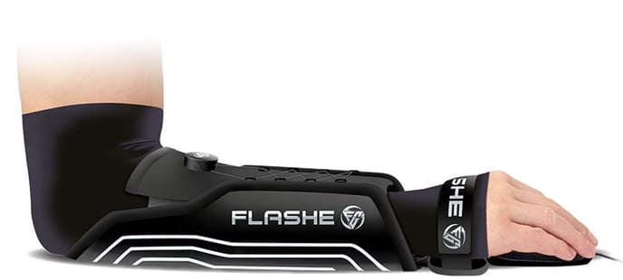 Flashe Gaming Handske Original Edition Svart/Vit S