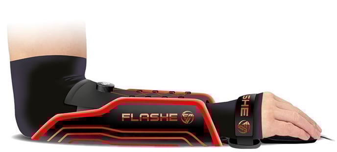 Flashe Gaming Handske Original Edition Svart/Röd M