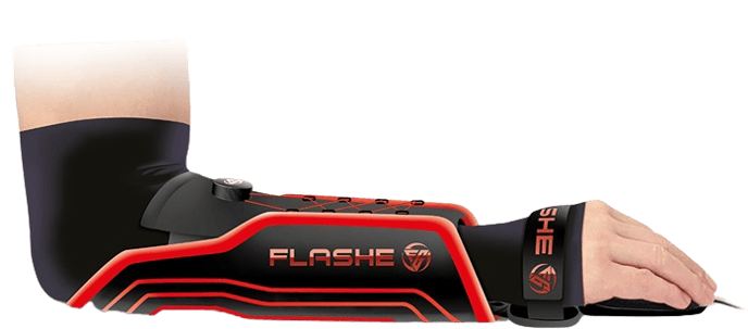 Flashe Gaming Handske Original Edition Svart/Röd L