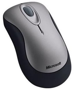 Microsoft Wireless Optical Mouse 2000 Grå