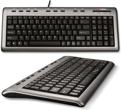 Labtec Ultra Flat Keyboard USB PS 2 Inet Se