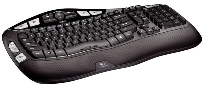 Logitech Cordless Desktop Wave Pro