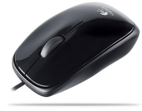 Logitech Corded Mouse M115 Black Notebook