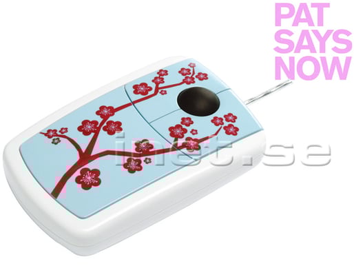 Pat Says Now Cherry Blossom Blue