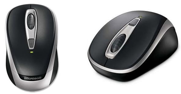 Microsoft Wireless Mobile Mouse 3000 Svart
