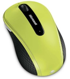 Microsoft Wireless Mobile Mouse 4000 Green