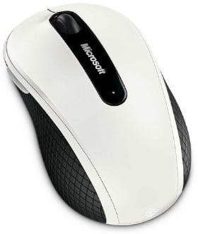 Microsoft Wireless Mobile Mouse 4000 White