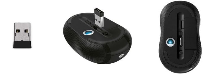 Microsoft Wireless Mobile Mouse 4000 Black