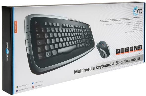 Ace Keyboard CUB101 2 in1 Multimedia