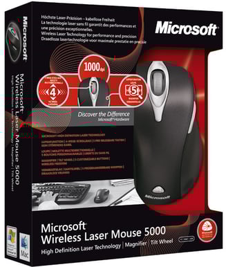 Microsoft Wireless Laser Mouse 5000 USB