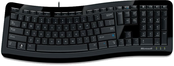 Microsoft Comfort Curve Keyboard 3000 for Business
