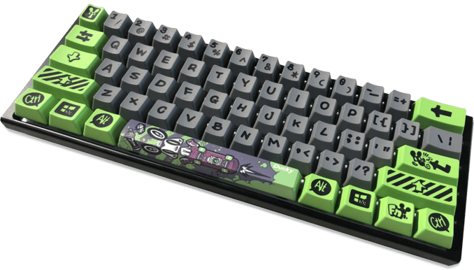 Ducky Year Of The Rat 2020 Cherry MX Speed Silver