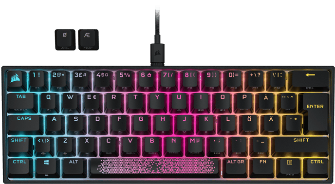 Corsair Gaming K65 RGB Mini Cherry MX Red BF21 (163st)