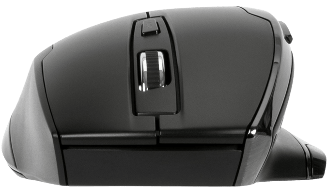 Targus Antimicrobial Ergo Wireless Mouse, Svart