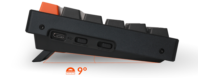 Keychron K2v2 Wireless Plastic White LED Red