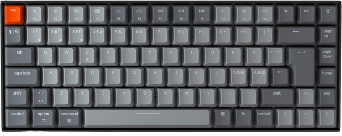 Keychron K2 Wireless Plastic White LED Blue