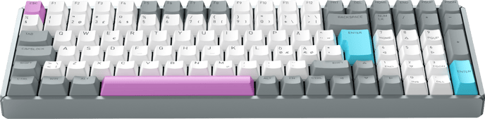 iQunix F96: Cyber Space Wireless RGB - Cherry Red