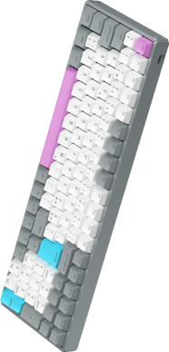 iQunix F96: Cyber Space Wireless RGB - Cherry Brown