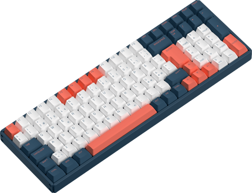 iQunix F96: Coral Sea Wireless RGB - Cherry Red
