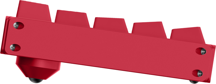 iQunix F60: Strawberry Milk Wired RGB - Cherry Red