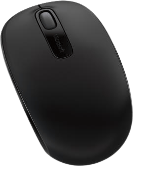 Microsoft Wireless Mobile Mouse 1850 Svart