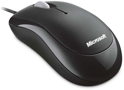 Microsoft Ready Mouse Svart