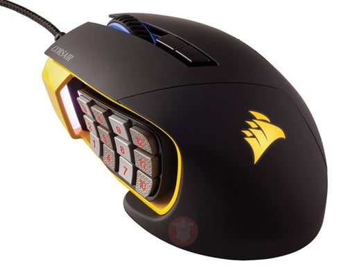 Corsair Scimitar RGB Gul