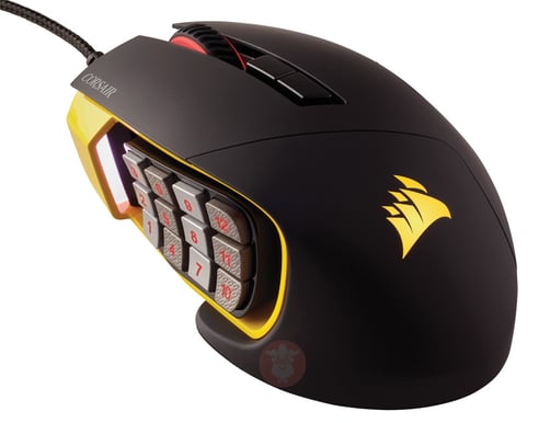 Corsair Scimitar RGB Gul