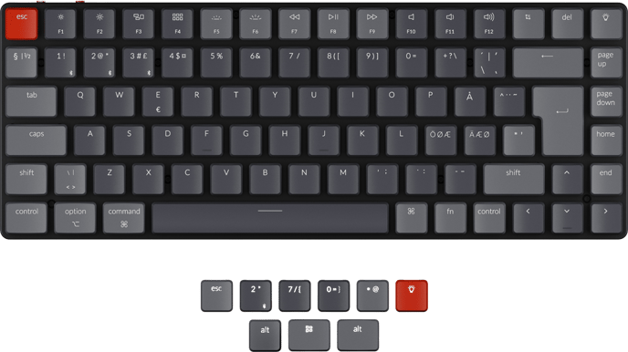 Keychron K3 Wireless RGB LED Gateron Blue