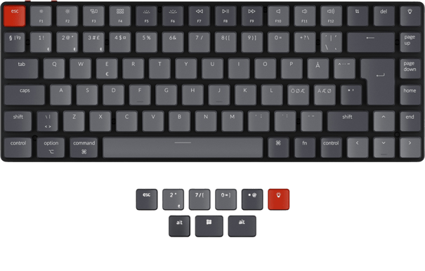 Keychron K3 Wireless RGB LED Gateron Blue