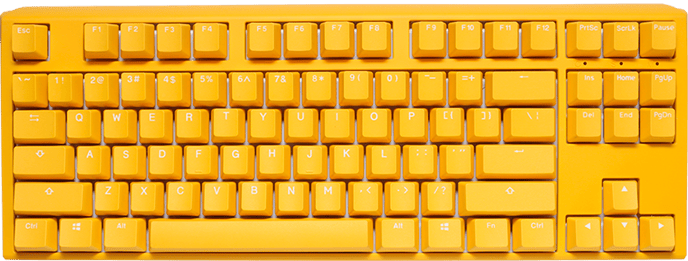 Ducky - One 3 Yellow Ducky MX Silver TKL 80%