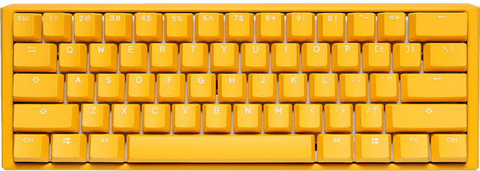 Ducky - One 3 Yellow Ducky MX Red Mini 60%
